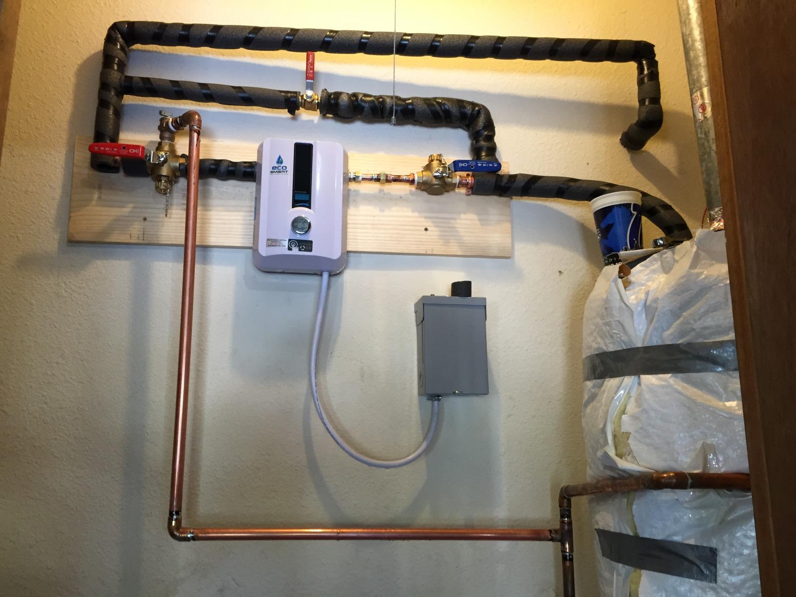 EcoSmart ECO 8 Tankless Water Heater, Electric, 8-kW - Quantity 1, 12 x 8 x 4 customer photo 2