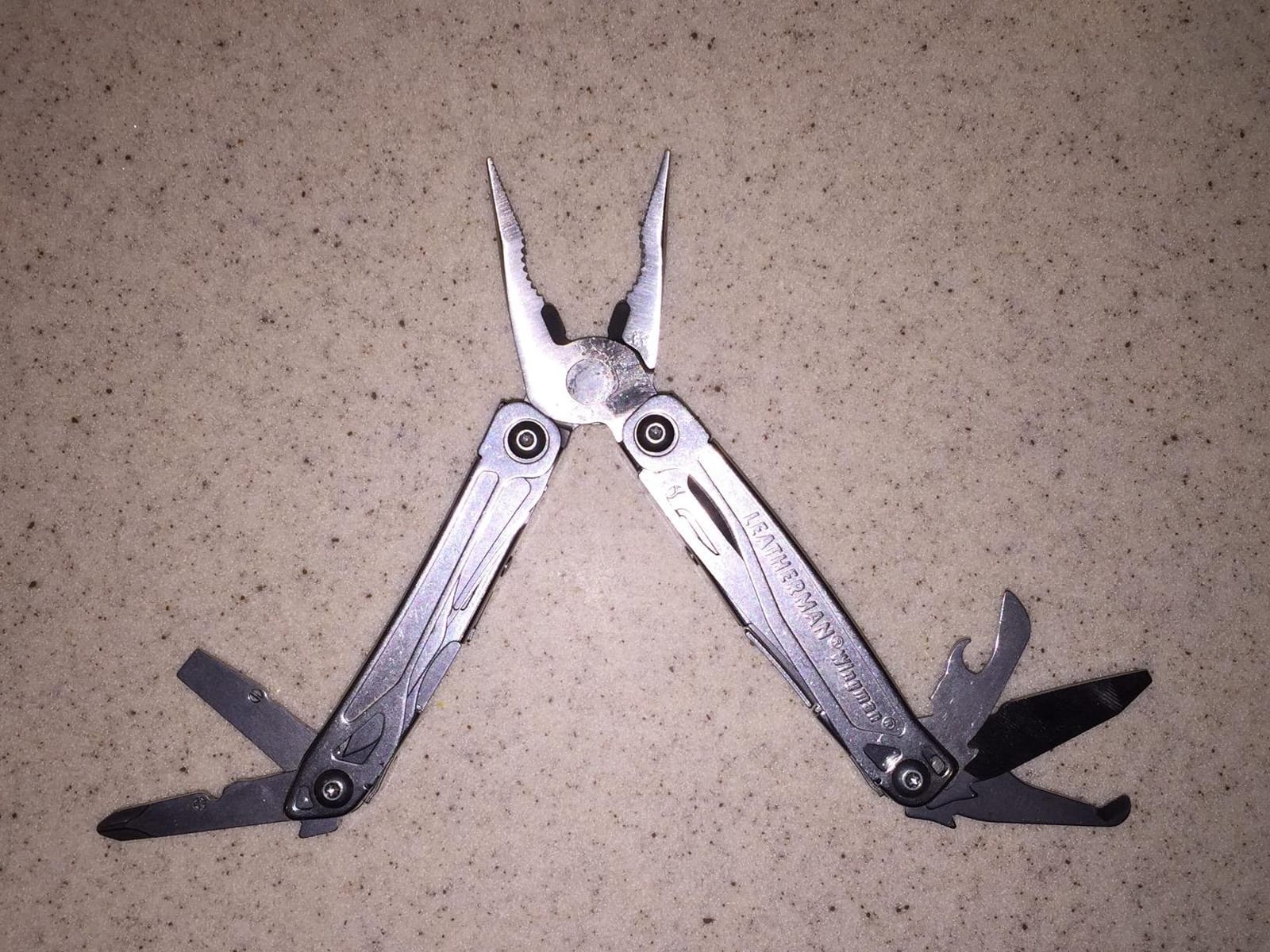 LEATHERMAN Wingman Multi-Tool, Spring-Action Pliers and Scissors, Stainless customer photo 2