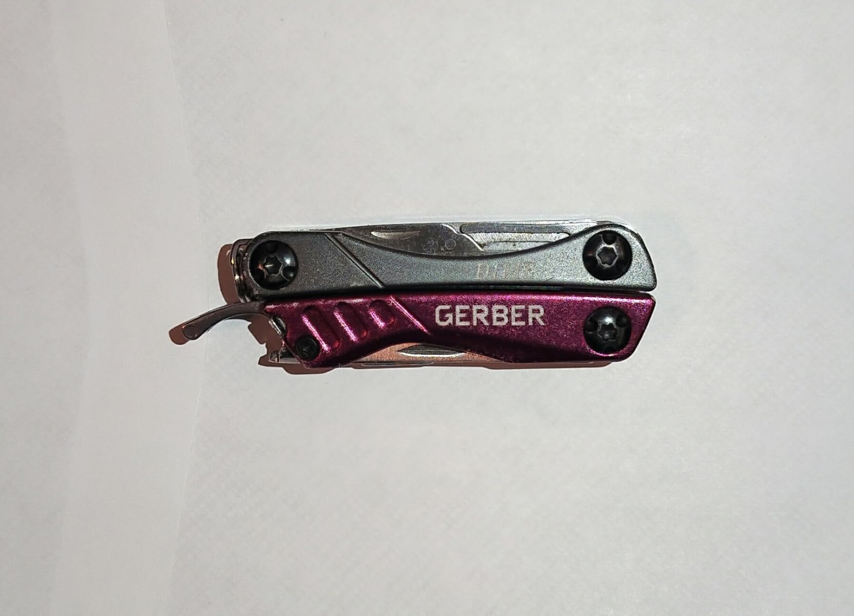 Gerber Dime 12-in-1 Mini Multitool Pliers, Pocket Knife,Bottle Opener,Black customer photo 2