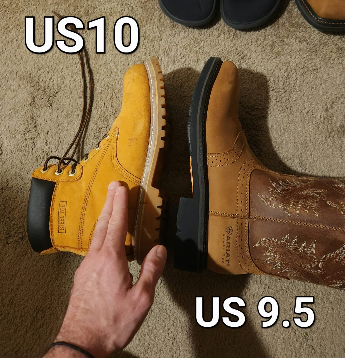 Ariat Men’s Sierra Wide Square Toe Steel Toe Work Boot customer photo 1
