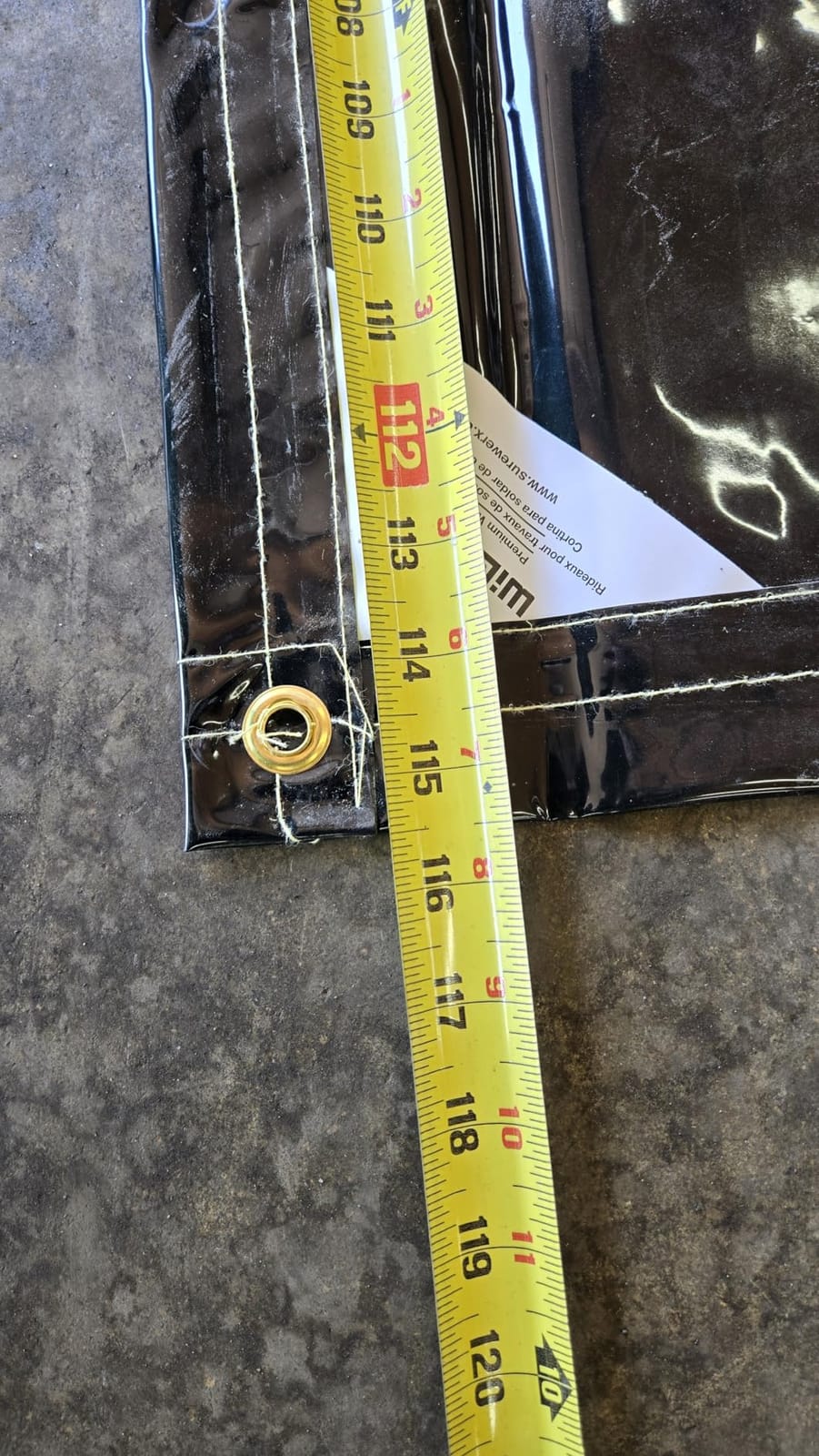 Jackson Safety Transparent Welding Curtain for Sparks & Spatter - NFPA 701 customer photo 2