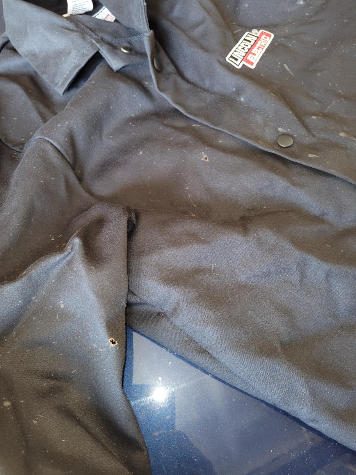 Lincoln Electric Black Flame-Resistant Cloth Welding Jacket customer photo 1