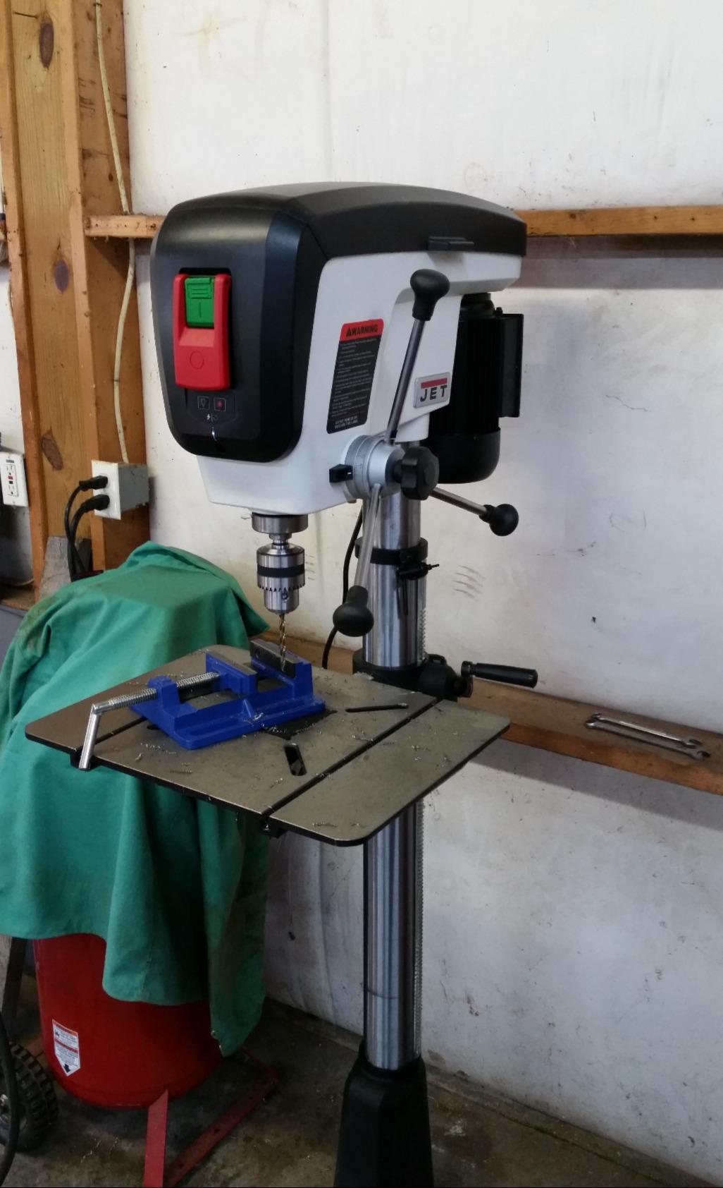JET 17-Inch Floor Drill Press, 16 Speed, 3/4 HP, 115V 1Ph (Model JDP-17) customer photo 1