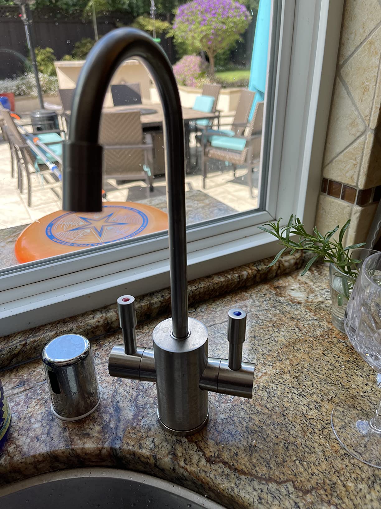 Ready Hot Manual Dial Instant Hot Water Dispenser, Hot & Cold Faucet Nickel customer photo 1