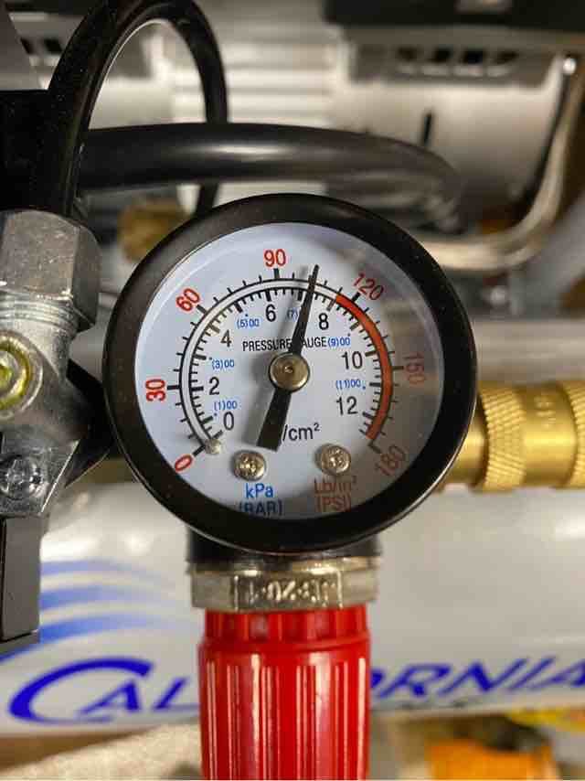 California Air Tools 2010A 1.0 HP Ultra Quiet and Oil-Free Air Compressor, 2 Gallon Aluminum Tank, 60 dBA Noise Level, Silver customer photo 2