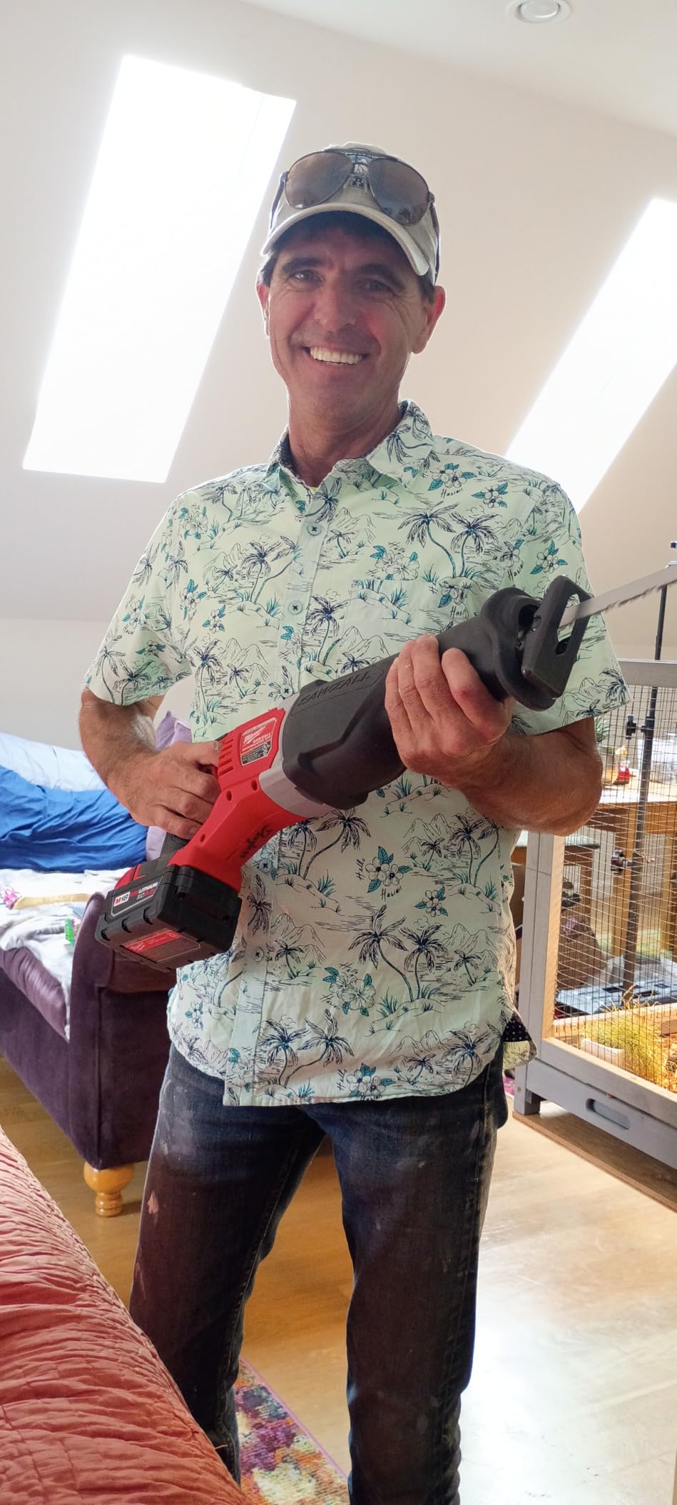Milwaukee 2621-20 M18 18V Lithium Ion Cordless Sawzall 3,000RPM Reciprocating Saw with Quik Lok Blade Clamp and All Metal Gearbox (Bare Tool) customer photo 1