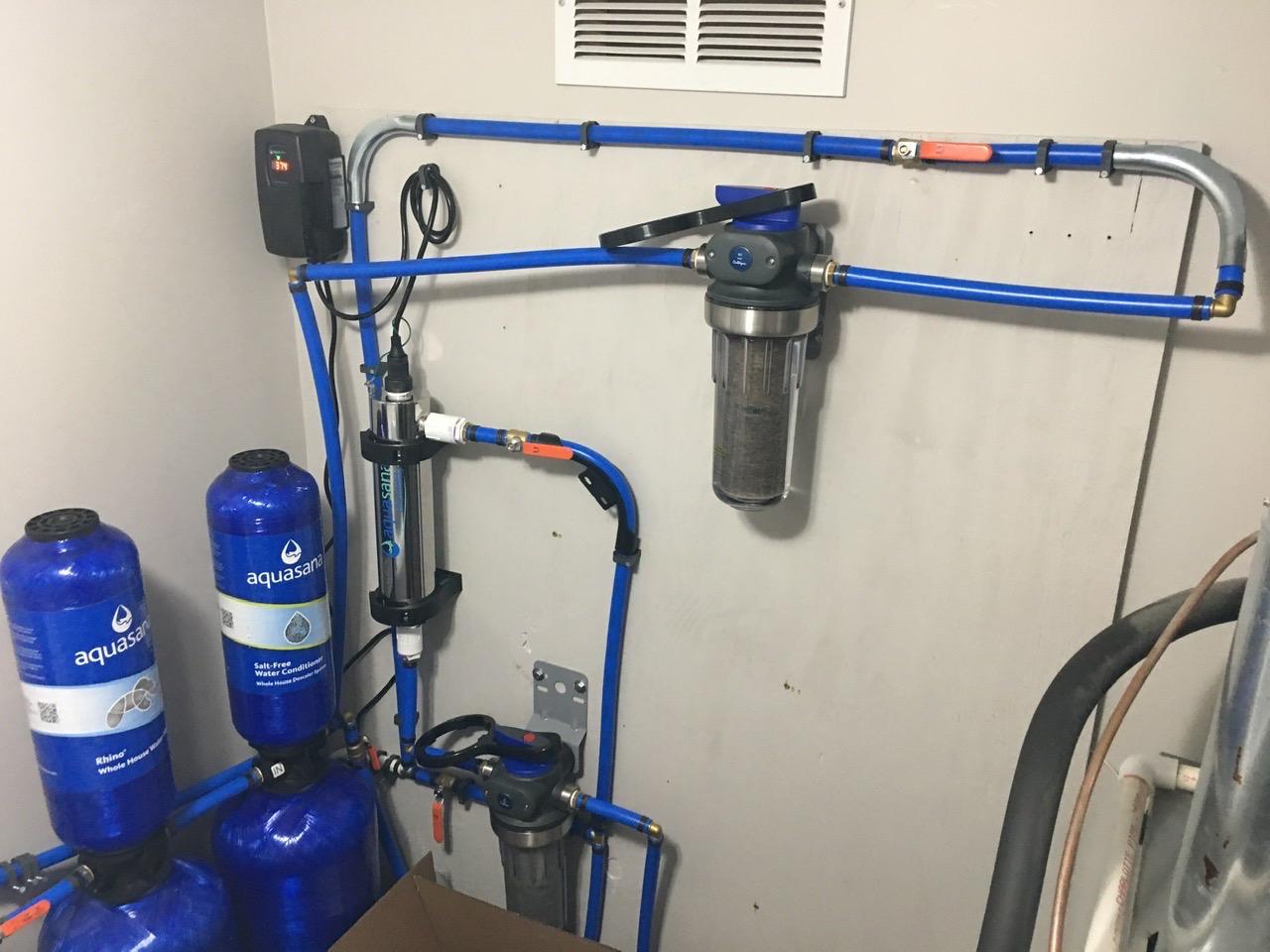 Aquasana Whole House Water Filter System | 1M Gal | UV | WH-1000-CS-UVS-B | 10-Year Filter | 14.6 GPM | Carbon & KDF | Reduces Bacteria & Viruses | Salt-Free Scale Control | Pro Kit | 10-Year Warranty customer photo 2