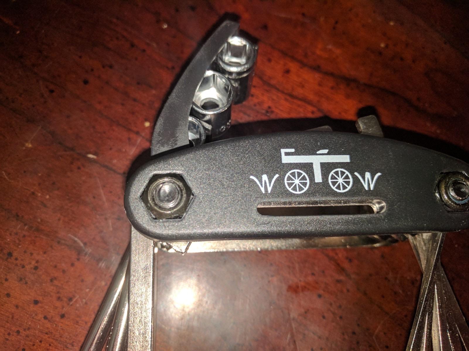 WOTOW 16-in-1 Bike Repair Tool Kit with Tire Levers and Hex Wrenches | Bicycle Multitool with Tire Levers, Compact Multi Function Tool for Roadside Repairs on Road and Mountain Bikes customer photo 1