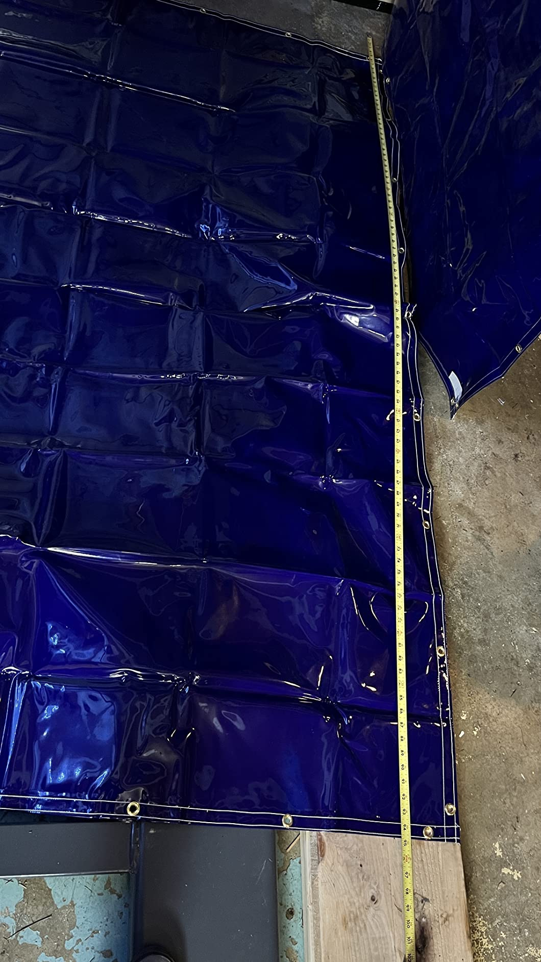Steiner 325-6X8 6x8 ft ArcView Blue Transparent FR Vinyl Welding Screen customer photo 1