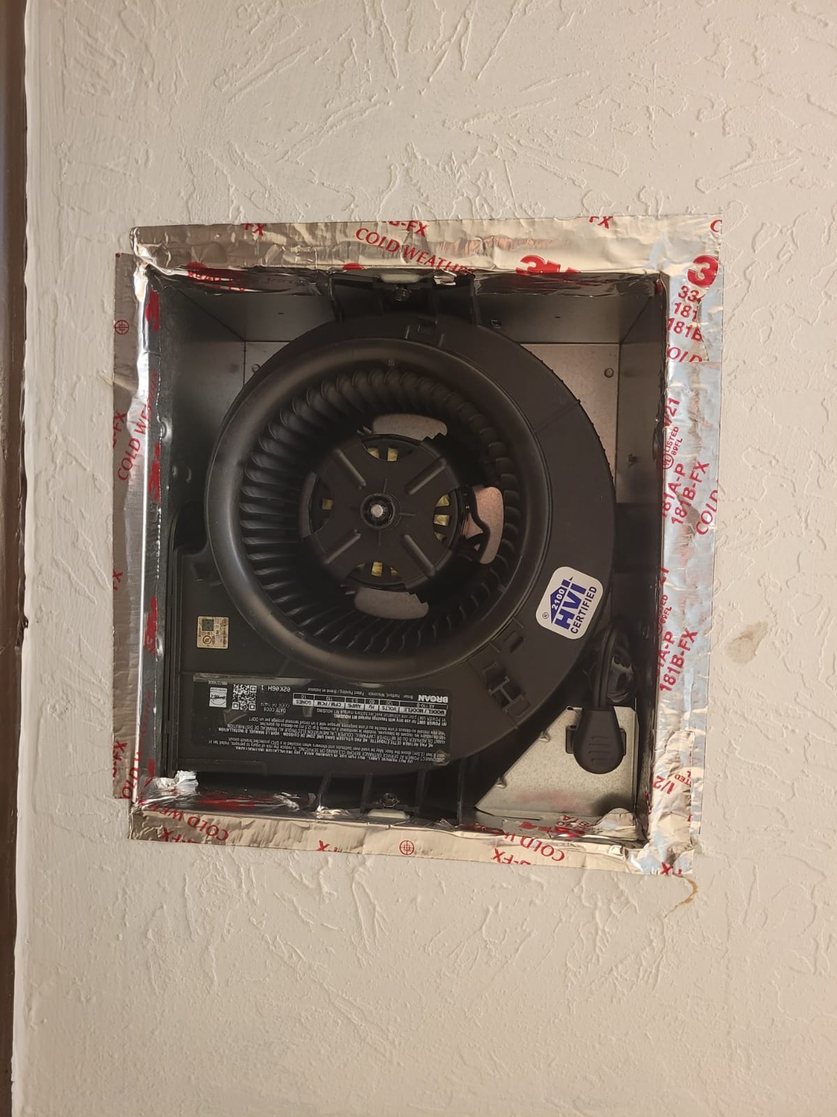 Broan-NuTone Bathroom Exhaust Fan, Easy Install, Powerful 110 CFM, Quiet 1.0 Sones, Energy Star customer photo 1