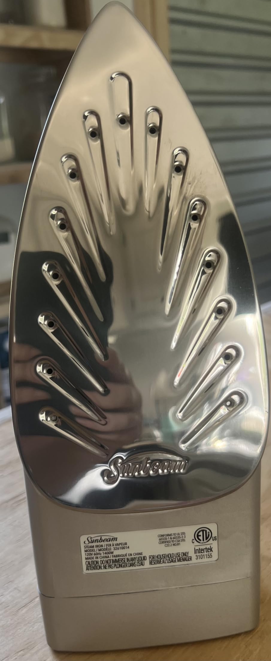 Sunbeam Turbo Steam Iron 1400W Quick Heat Stainless Steel Soleplate Shot of Steam Horizontal and Vertical 3 Way Auto Off 240ml Water Tank White Teal customer photo 2