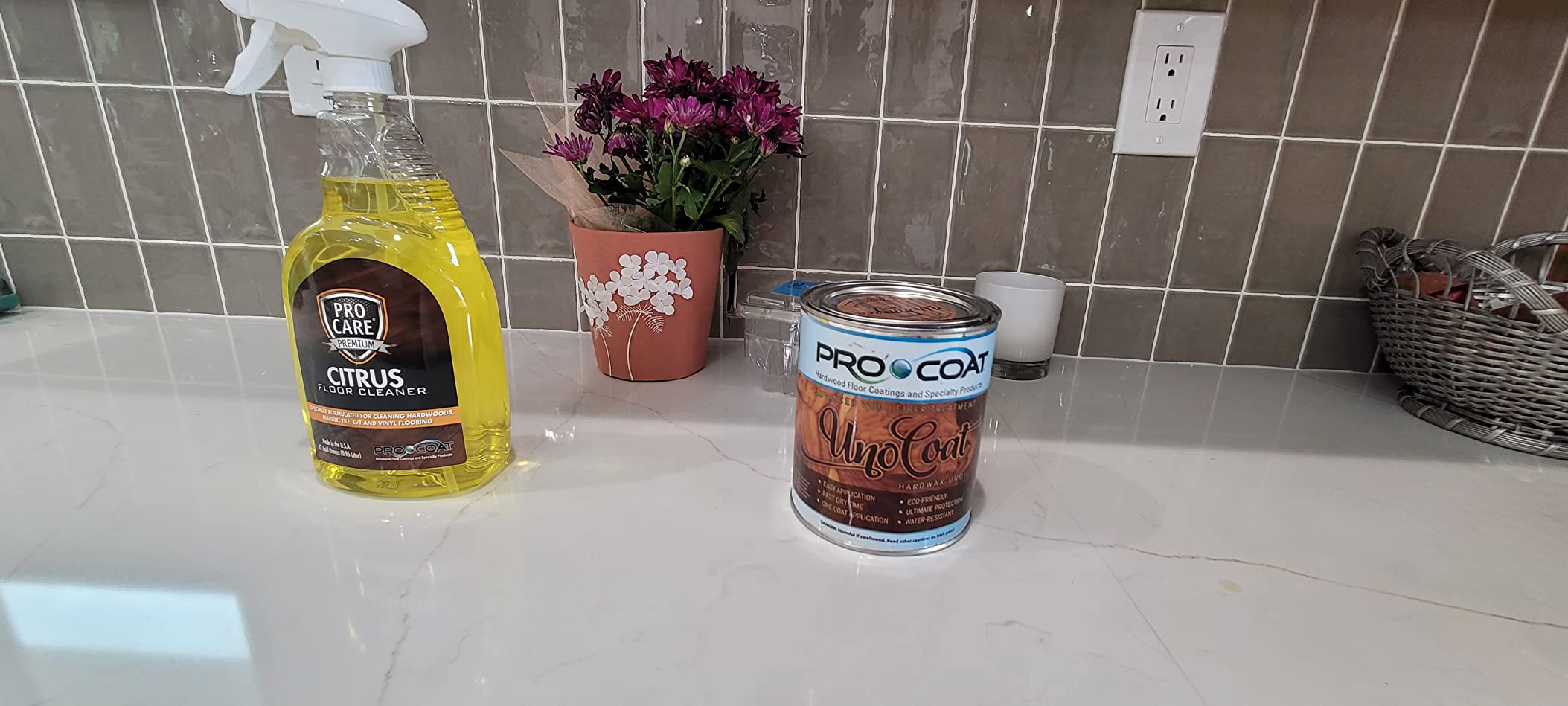 ProCare Floor Cleaner (Made in USA) | Streak-free Cleaner for Tile, Stone, Laminate, Vinyl & Natural Wood Floor Cleaner for Mopping, Household Supplies, Cleaning Solution with Citrus Aroma - 1 Gallon customer photo 1