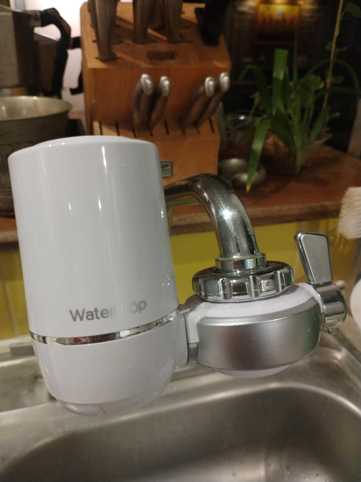 Waterdrop FC-01 Water Filter for Sink Faucet, 320 Gallons | Reduces Chlorine, NSF Certified Tap Water Filter for Kitchen Sink, Lead-Free Material, Easy Installation, 1 Filter customer photo 2