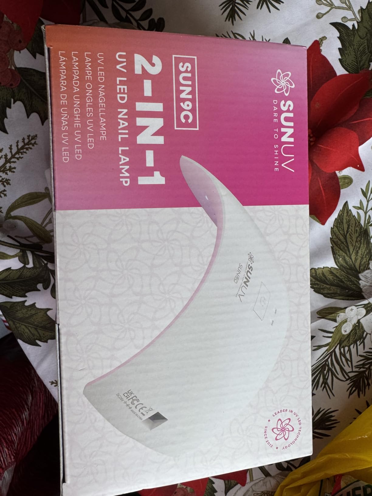 SUNUV UV LED Nail Lamp, UV Light for Gel Nail Polish Dryer SUN9C White customer photo 2