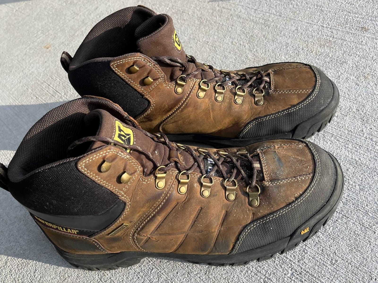 CAT Men’s Threshold Waterproof Steel Toe Work Boot customer photo 2