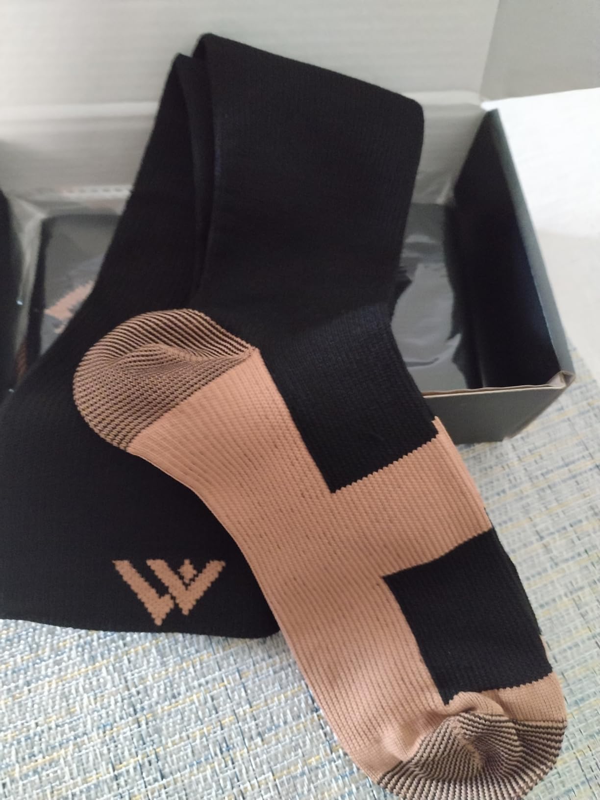 FuelMeFoot 3 Pack Copper Compression Socks - Compression Socks Women & Men Circulation - Best for Medical,Running,Athletic customer photo 2