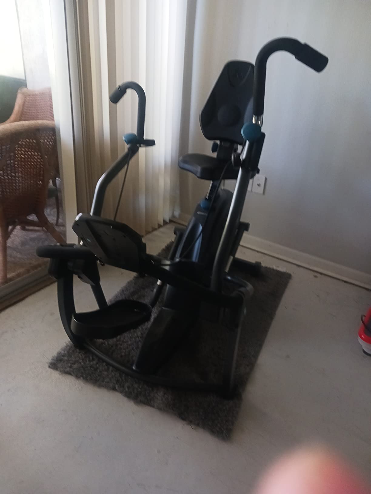 Teeter FreeStep Recumbent Cross Trainer Stepper, Zero-Impact Exercise Bike Alternative w/Patented Physical Therapy Stride, Up to 350lb, Free App w/Trainer Workouts customer photo 2