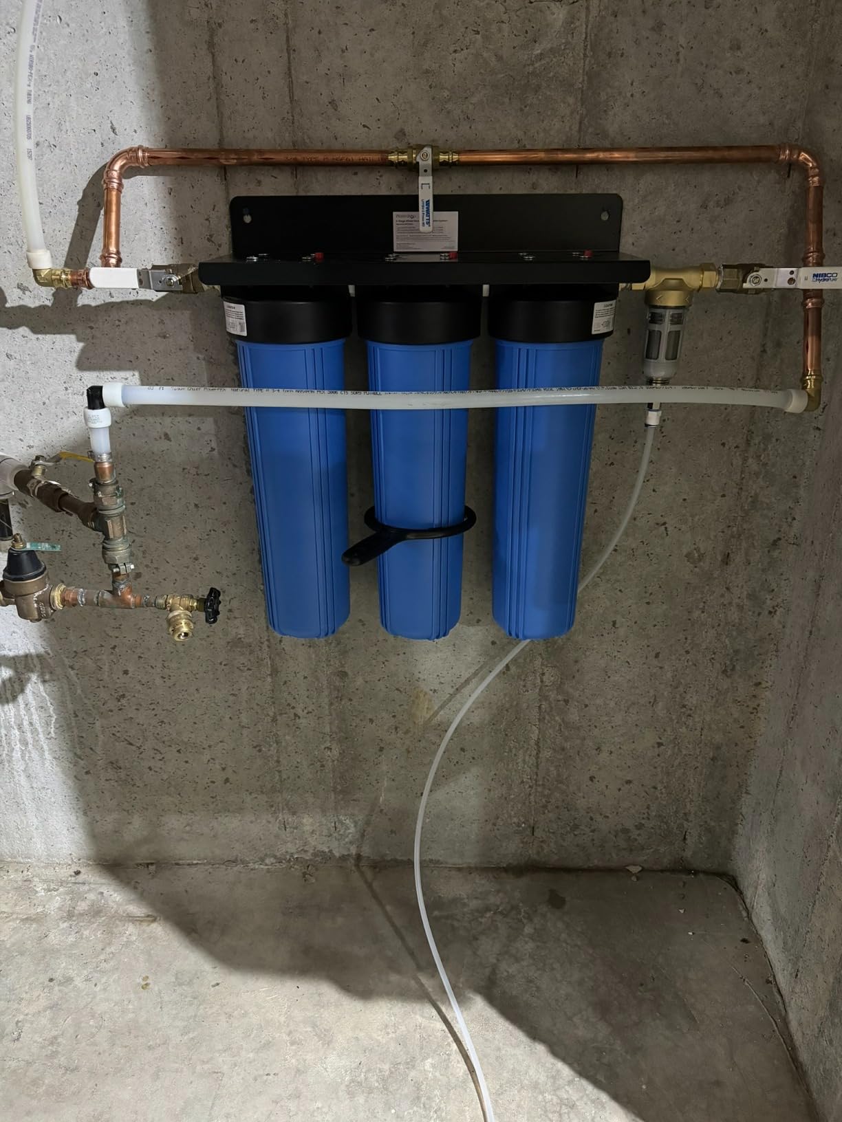 Waterdrop WHF3T-PG 3-Stage Whole House Water Filter System, 5 Micron customer photo 1