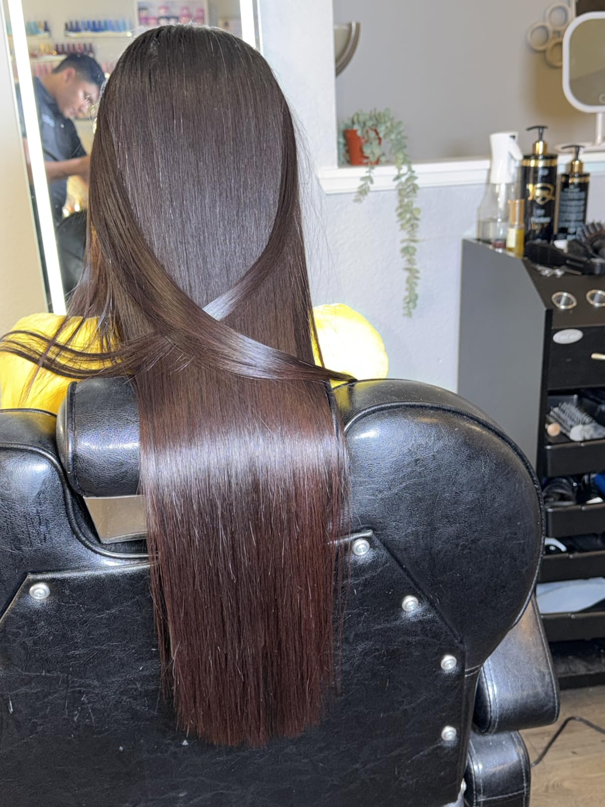 Lizze Extreme Professional Hair Straightener | Original Nano Titanium Technology Straightens Dry, Frizzy Hair Curls | 250 Deg. C. (480'f) - 110 Volts : Beauty & Professional Care customer photo 2