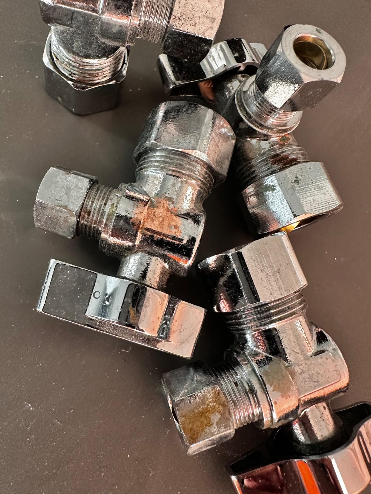[10-Pack] PROCURU Heavy Duty Angle Stop Valve 1/2