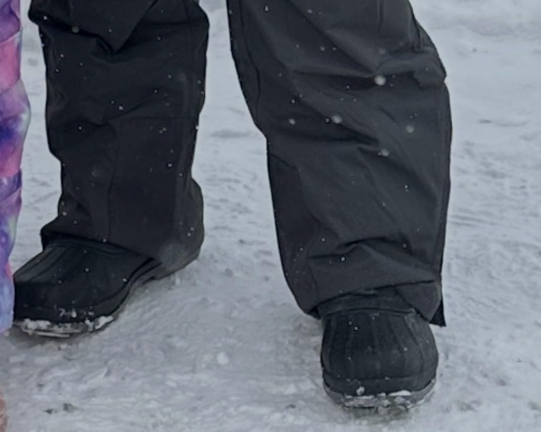 NORTIV 8 Men's Zip Winter Snow Boots Slip on customer photo 2
