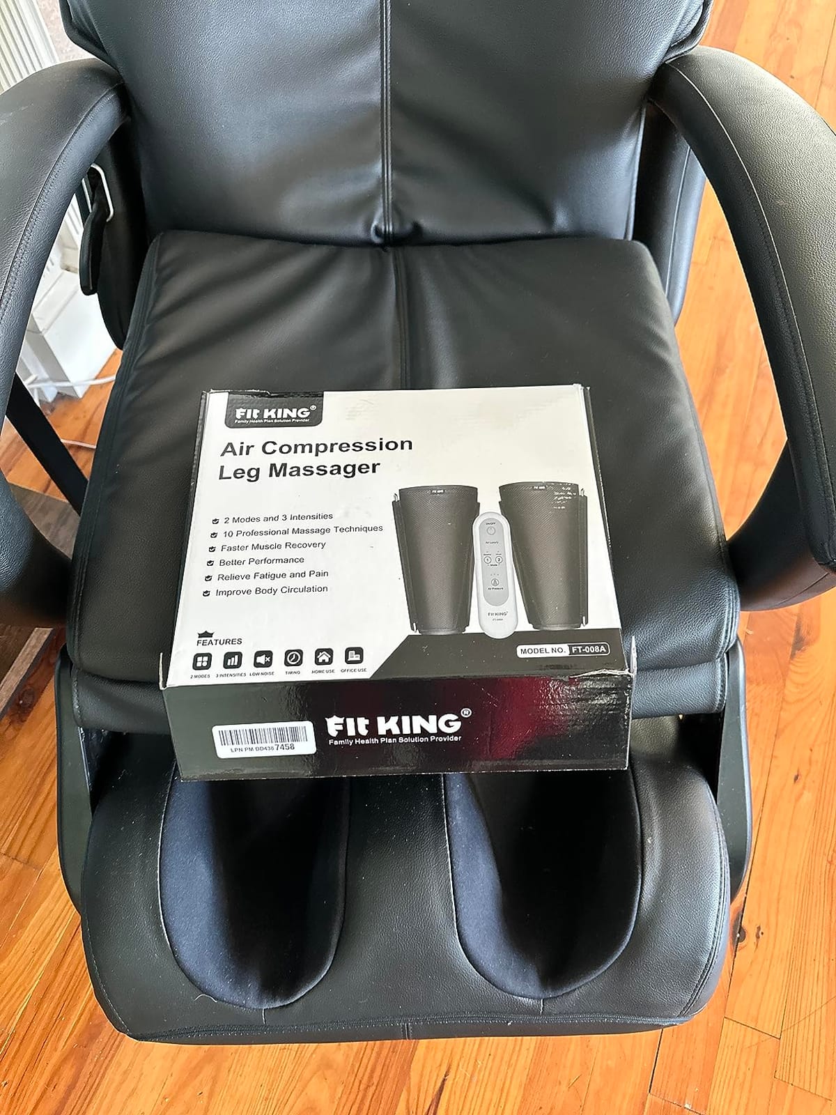 FIT KING Calf Massager, Sequential Air Compression Leg Massager customer photo 2