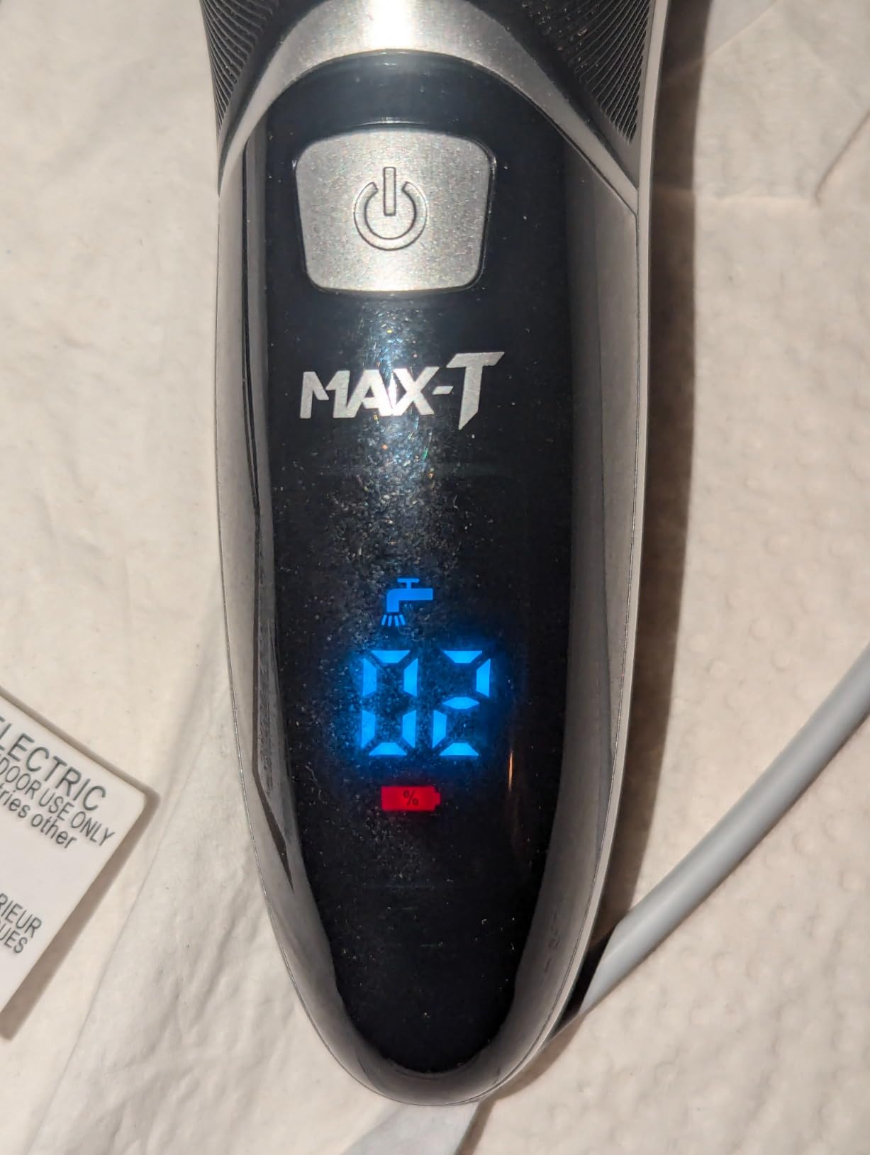 Men's Electric Shaver - MAX-T Corded and Cordless Rechargeable 3D Rotary Shaver Razor for Men with Pop-up Sideburn Trimmer Wet and Dry, IPX7 Waterproof, Plug & Play customer photo 1