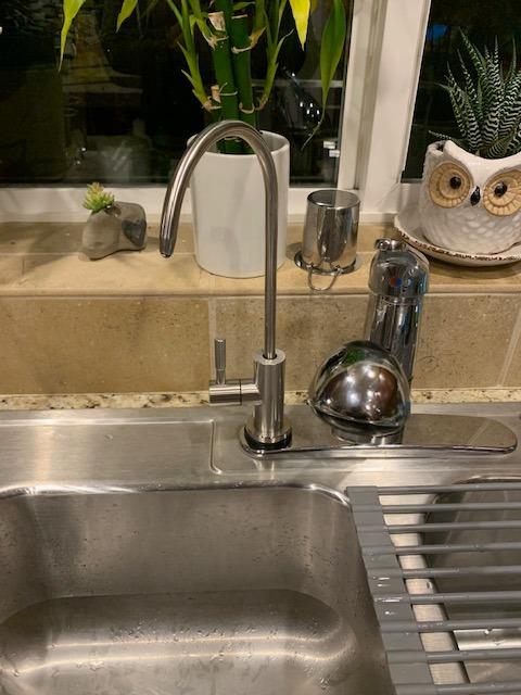 Frizzlife Under Sink Water Filter-NSF/ANSI 53&42 Certified Drinking Water Filtration System-0.5 Micron Removes Lead, Chlorine,Bad Taste & Odor, W/Dedicated Faucet customer photo 2