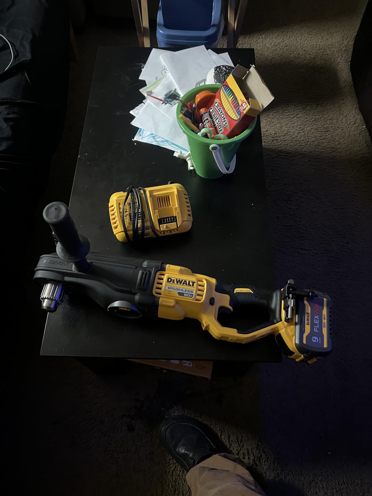DEWALT 60V MAX* Right Angle Drill, Stud/Joist, Tool Only (DCD470B) customer photo 1