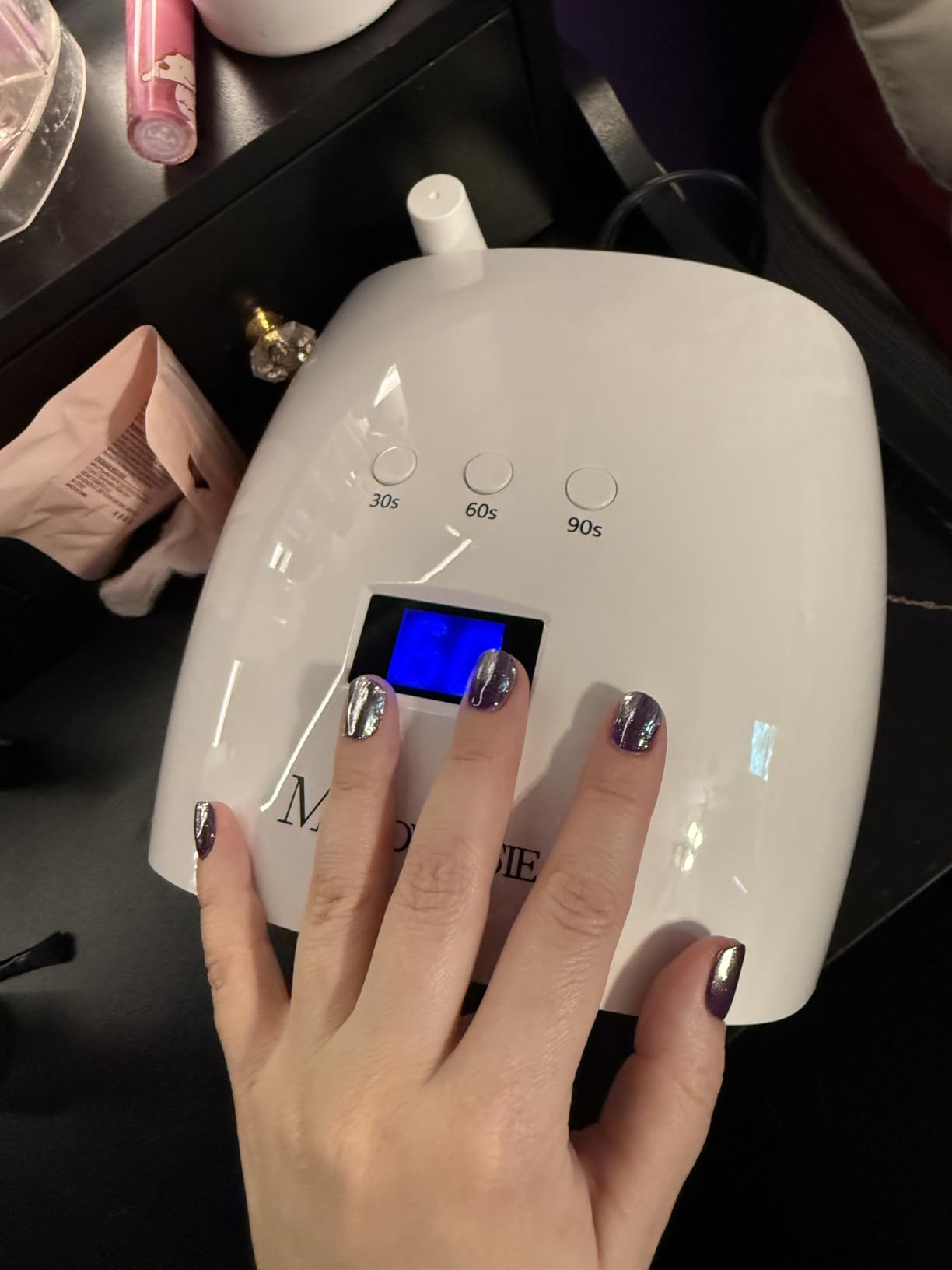 MelodySusie Detachable Base UV/LED Nail Lamp P-Plus30I for Hard Gel customer photo 2