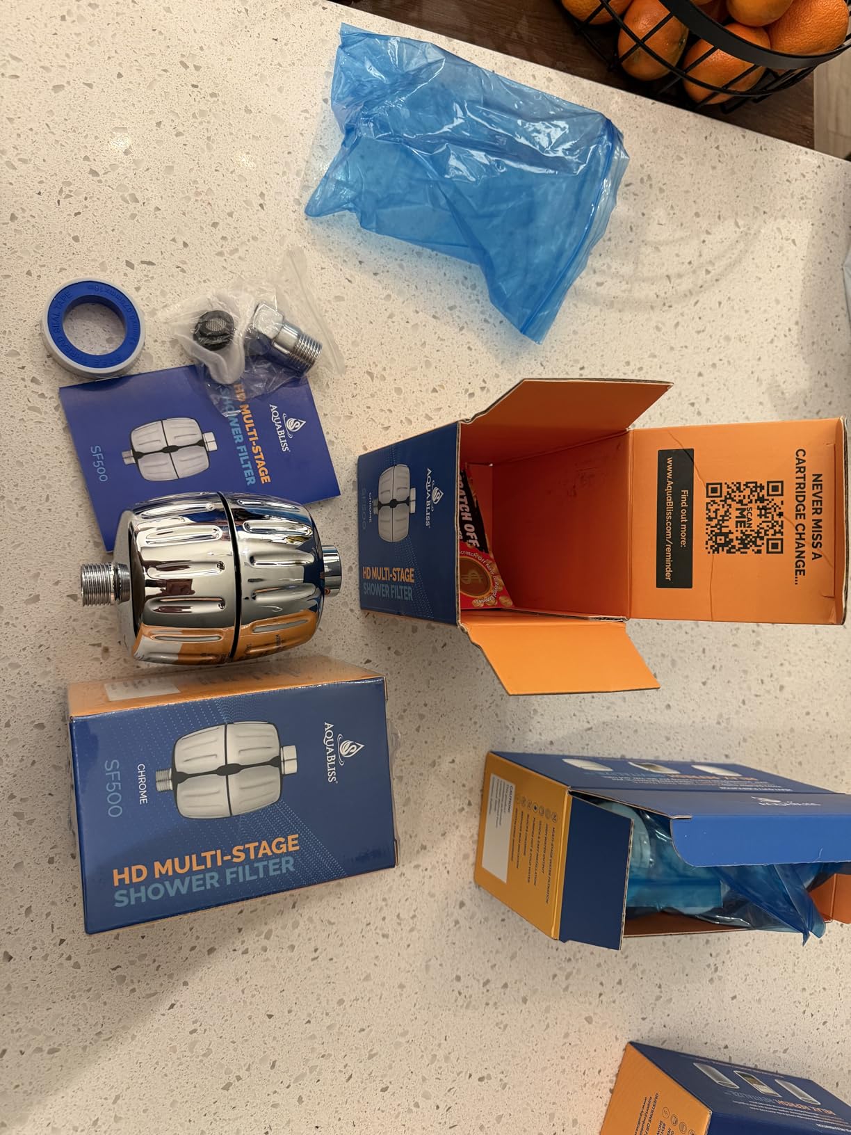 Aquabliss SF500 Daily Essential+ Shower Filter - Chrome customer photo 1