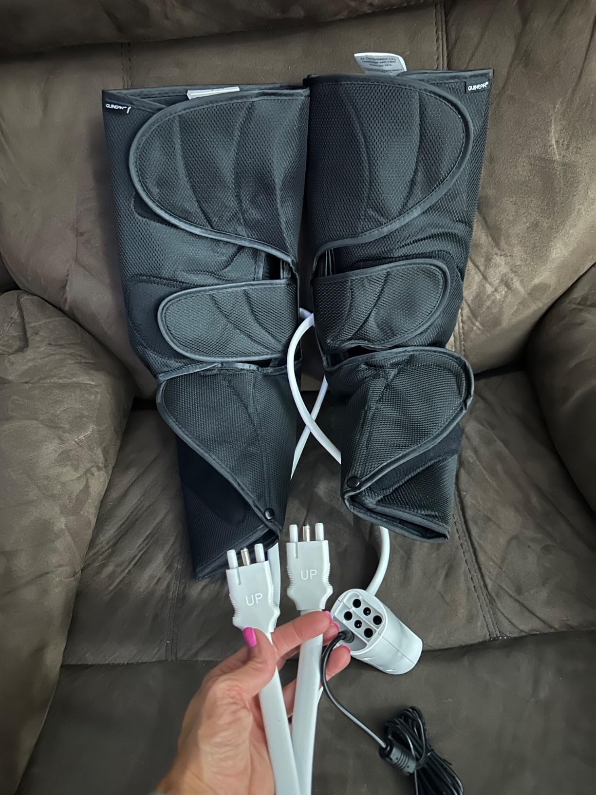 QUINEAR Air Compression Leg Massager with Heat for Circulation FSA-HSA customer photo 1