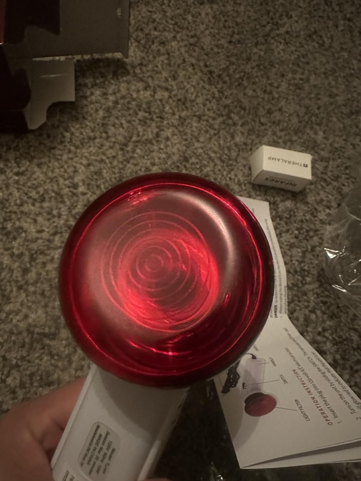 Red Light Therapy Infrared Heating Wand by Theralamp – Handheld Heat Lamp Includes Replacement Bulb customer photo 1