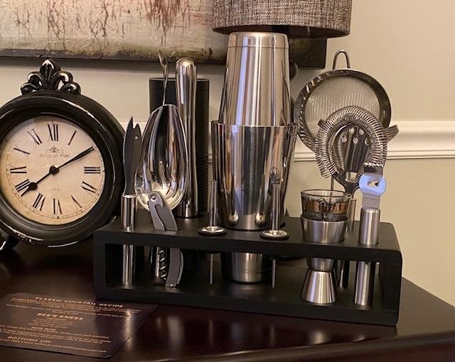 Highball & Chaser 13-Piece Boston Cocktail Shaker Set Stainless Steel Mixology Bartender Kit With Stand For Home Bar Cocktail Set | Laser Engraved Cocktail Tools | Plus E-Book with 30 Cocktail Recipes customer photo 1