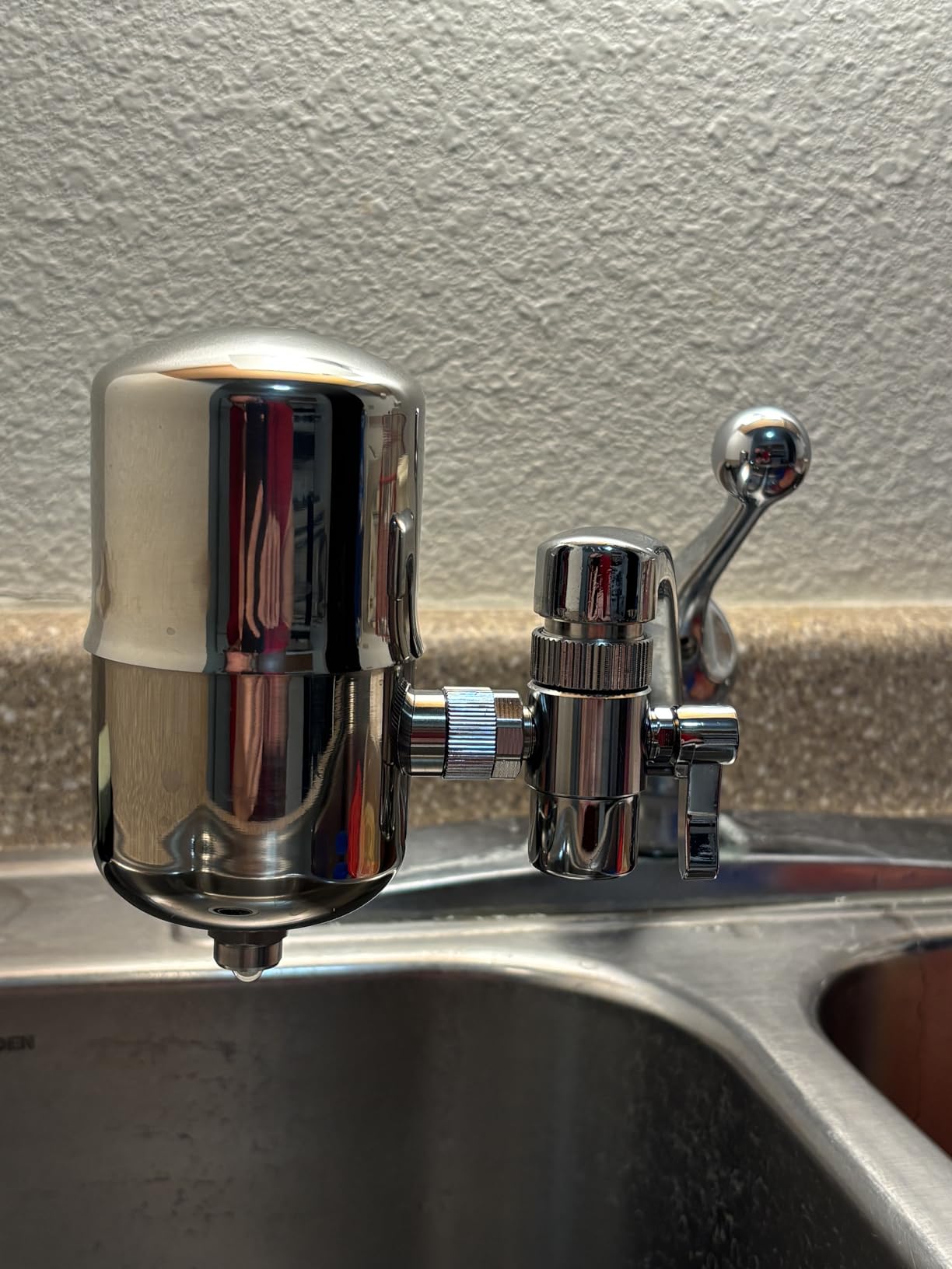 WINGSOL Stainless Steel Water Filter for Sink Faucet, NSF/ANSI 42&53, 360° Rotating Tap Purifier Reduce PFAS, Lead, Chlorine & Microplastics, 350 Gallons Long-Lasting Reinforced Housing Built-to-Last customer photo 2