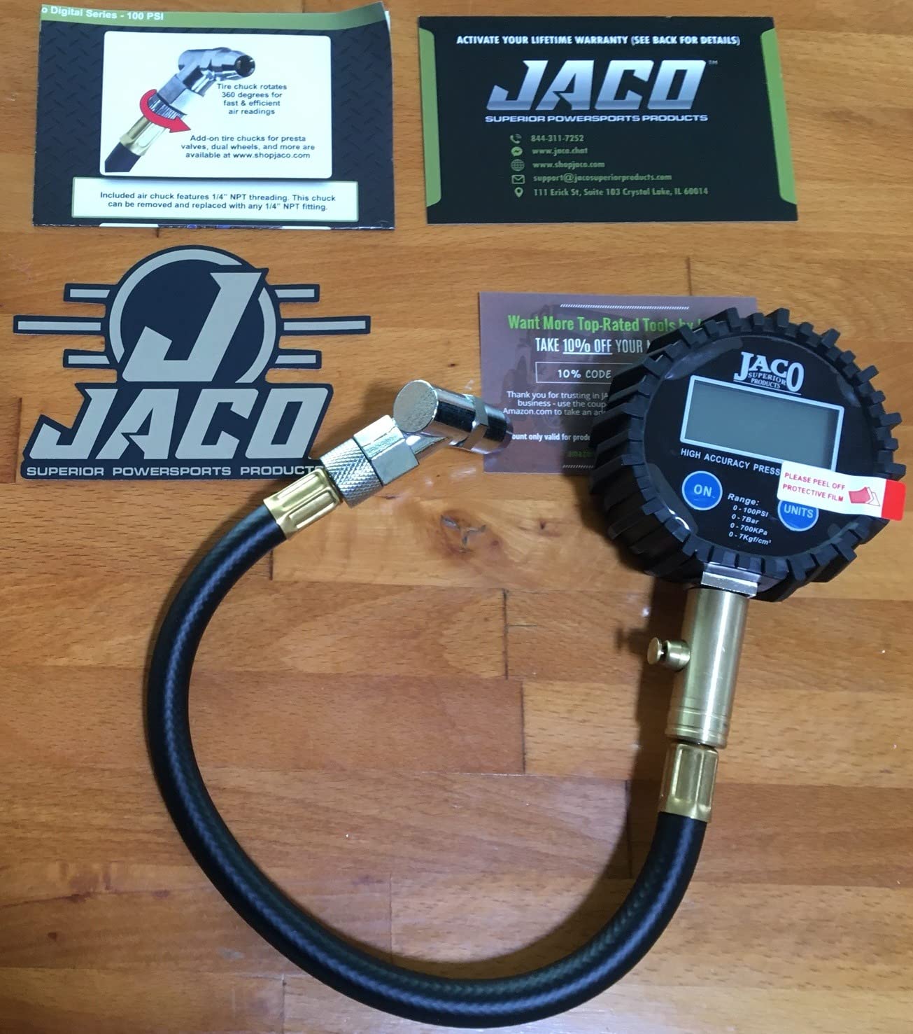 JACO ElitePro Digital Tire Pressure Gauge - Professional Accuracy - 100 PSI customer photo 1