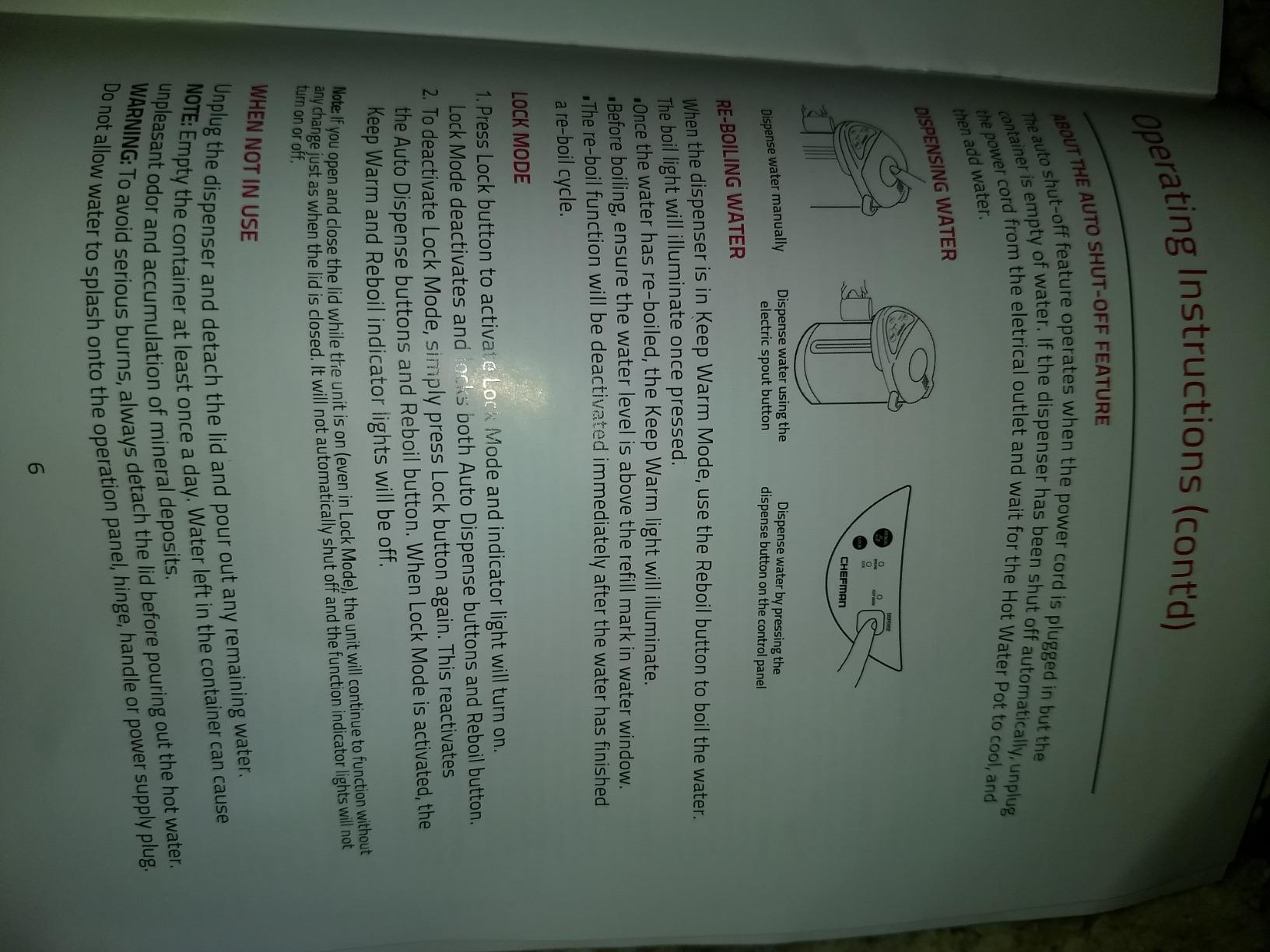 Chefman Electric Hot Water Pot Urn w/Auto & Manual Dispense Buttons, Safety Lock, Instant Heating for Coffee & Tea, Auto-Shutoff & Boil Dry Protection, Insulated Stainless Steel, 3.6L/3.8 Qt/20+ Cups customer photo 1