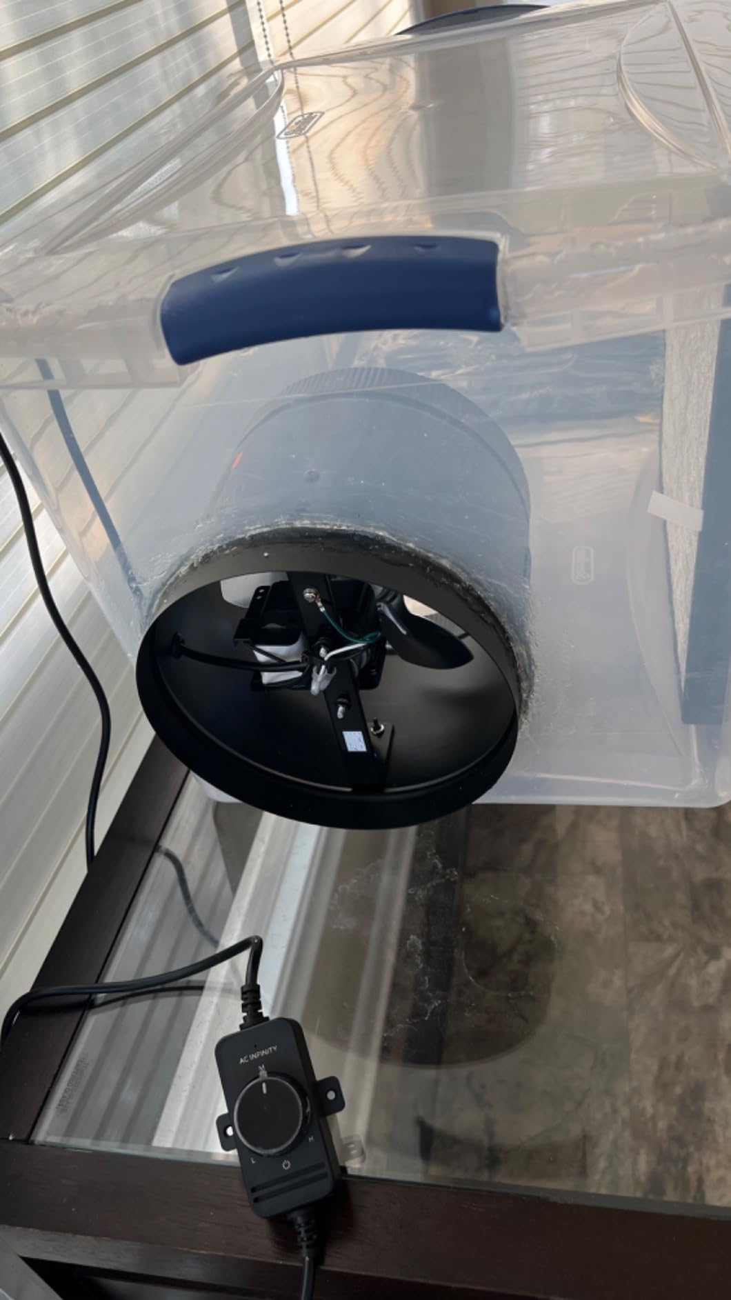 AC Infinity RAXIAL S8, Inline Booster Duct Fan 8” with Speed Controller. customer photo 1