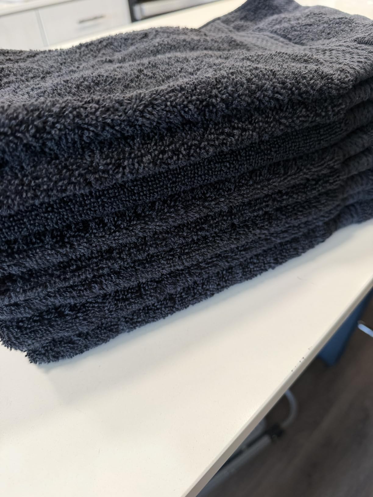 Utopia Towels 6 Pack Premium Hand Towels, 16x28 in, 600 GSM Cotton, Grey customer photo 1