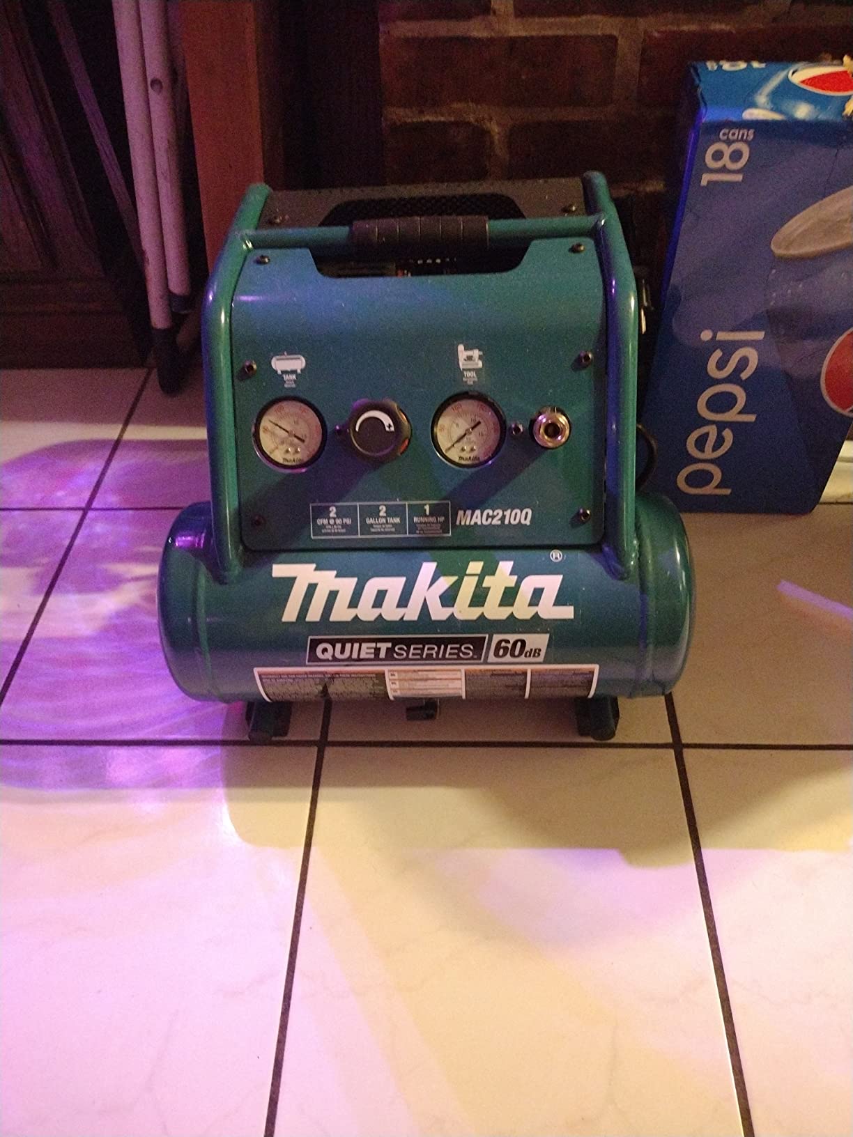 Makita MAC210Q Quiet Series, 1 HP, 2 Gallon, Oil-Free, Electric Air Compressor customer photo 1