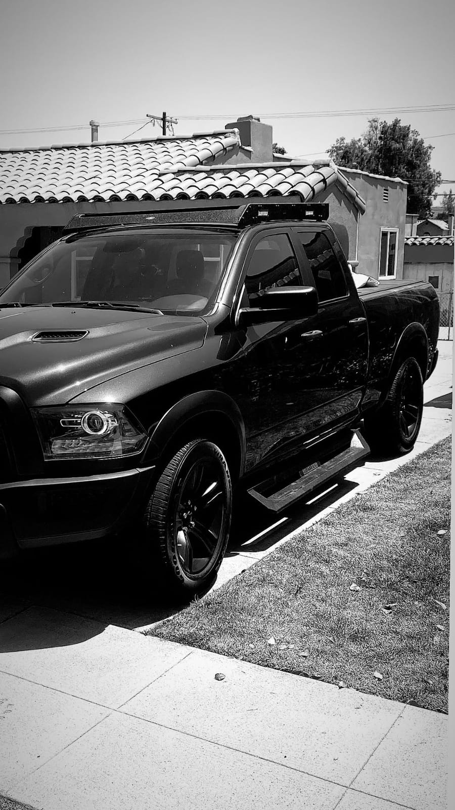Hooke Road Ram 1500 Top Roof Rack Crossbar Cargo Basket Luggage Carrier Compatible for 2009-2018 Dodge Ram 1500 & 2019-2024 Ram 1500 Classic Pickup Truck, Include Front & Side Lights customer photo 2