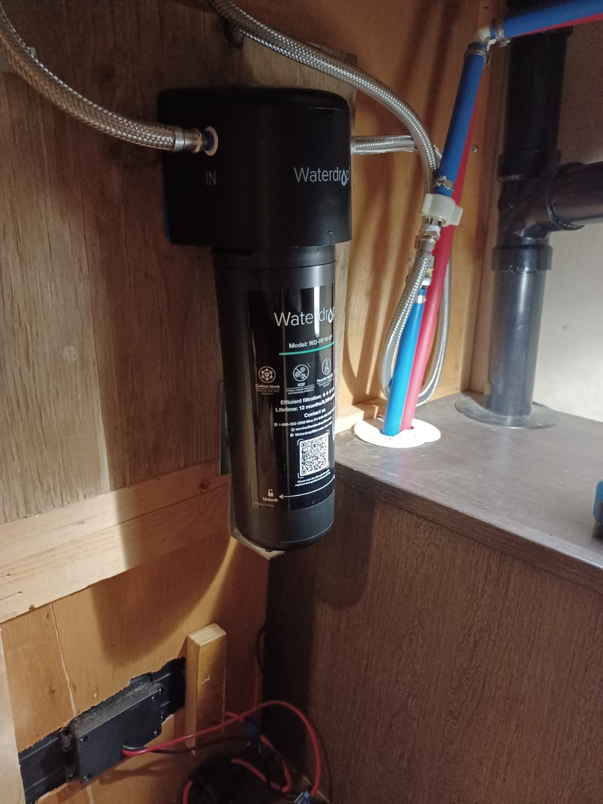 Waterdrop 10UA-UF 0.01 μm Ultra Filtration Under Sink Water Filter System customer photo 1