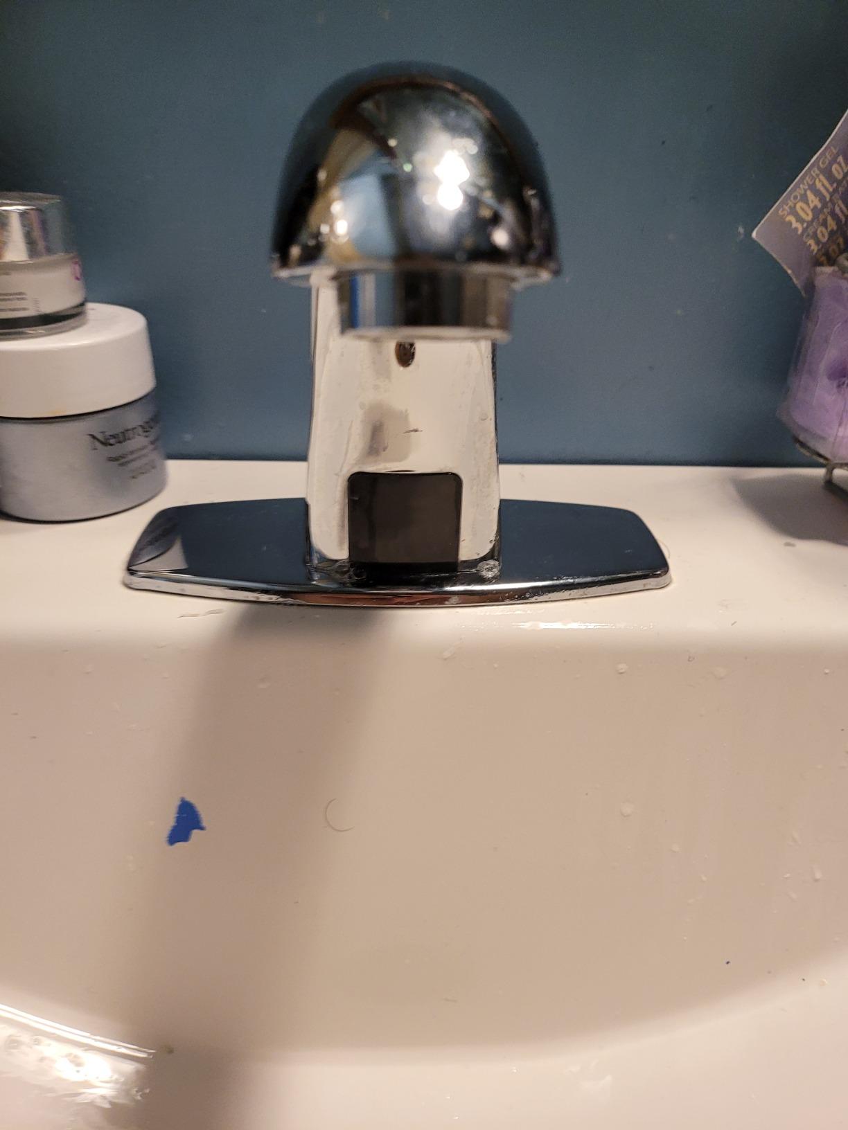 Touchless Bathroom Sink Faucet,Automatic Sensor Faucet,Chrome customer photo 2