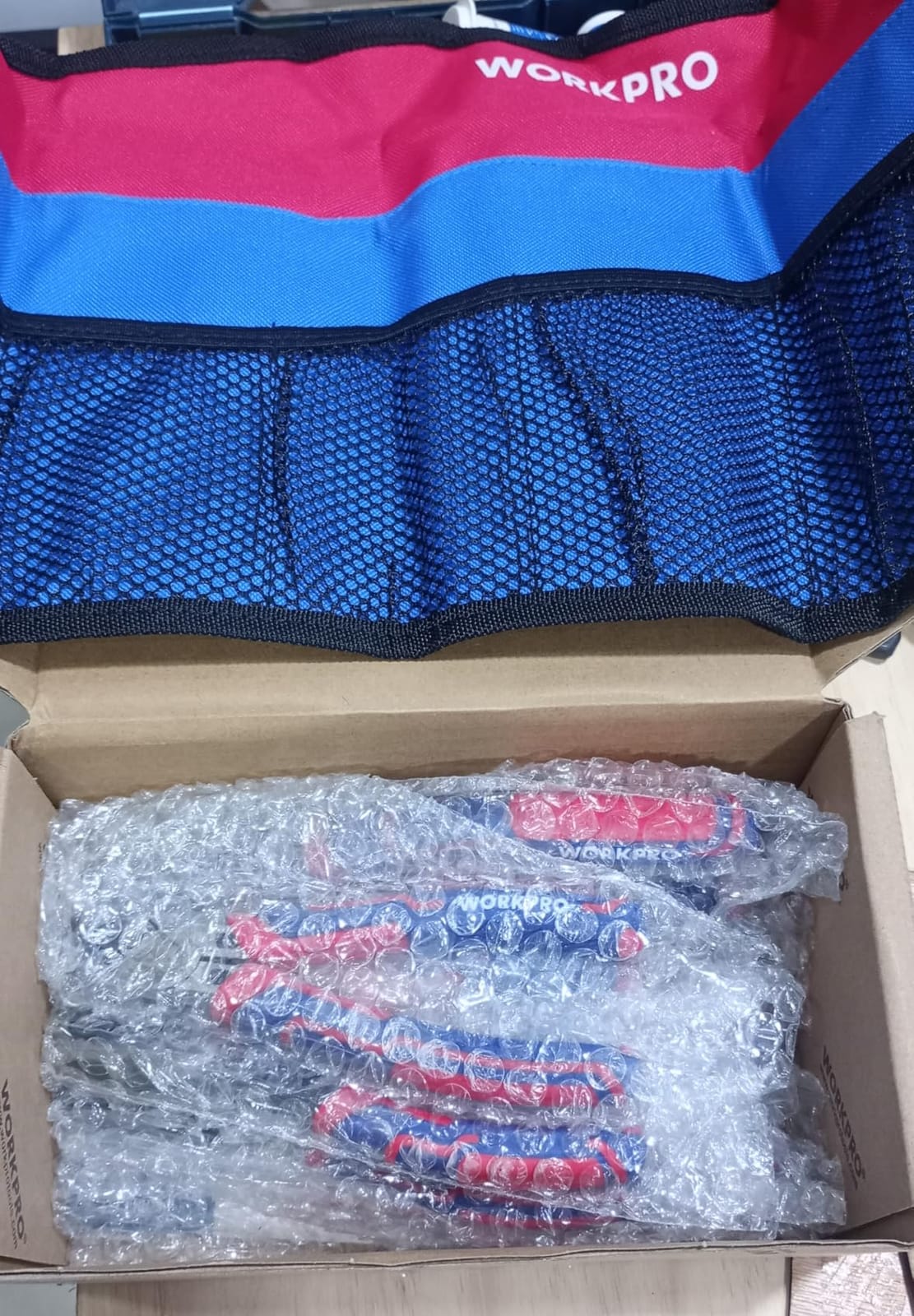 WORKPRO Pliers Set, 5-Piece Premium Cr-V Pliers Kit with Storage Pouch | 6 Inch Slip Joint, Long Nose, Diagonal Cutter, 8 Inch Groove Joint, 7 Inch Linesman, Ergonomic Grip, for Basic Repair customer photo 2