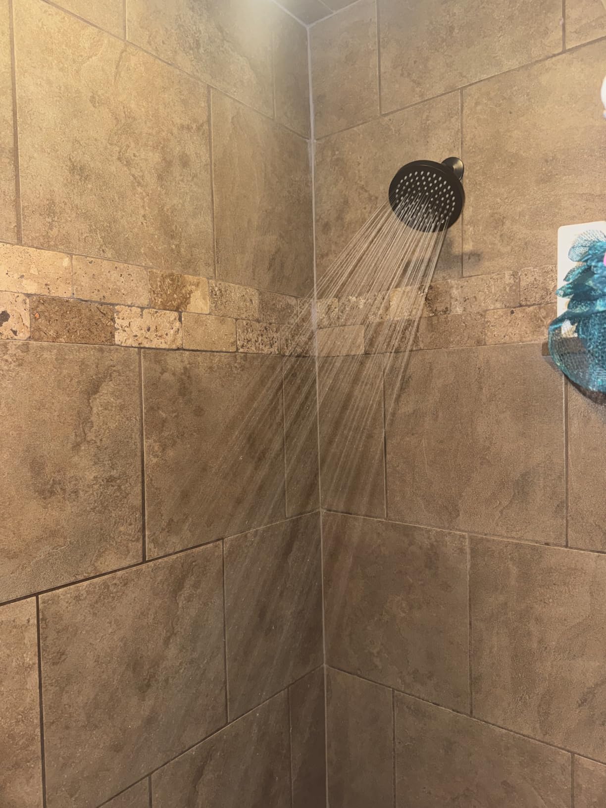 SparkPod Rain Shower Head, 6 Inch Round, Elegant Brushed Nickel Finish customer photo 1