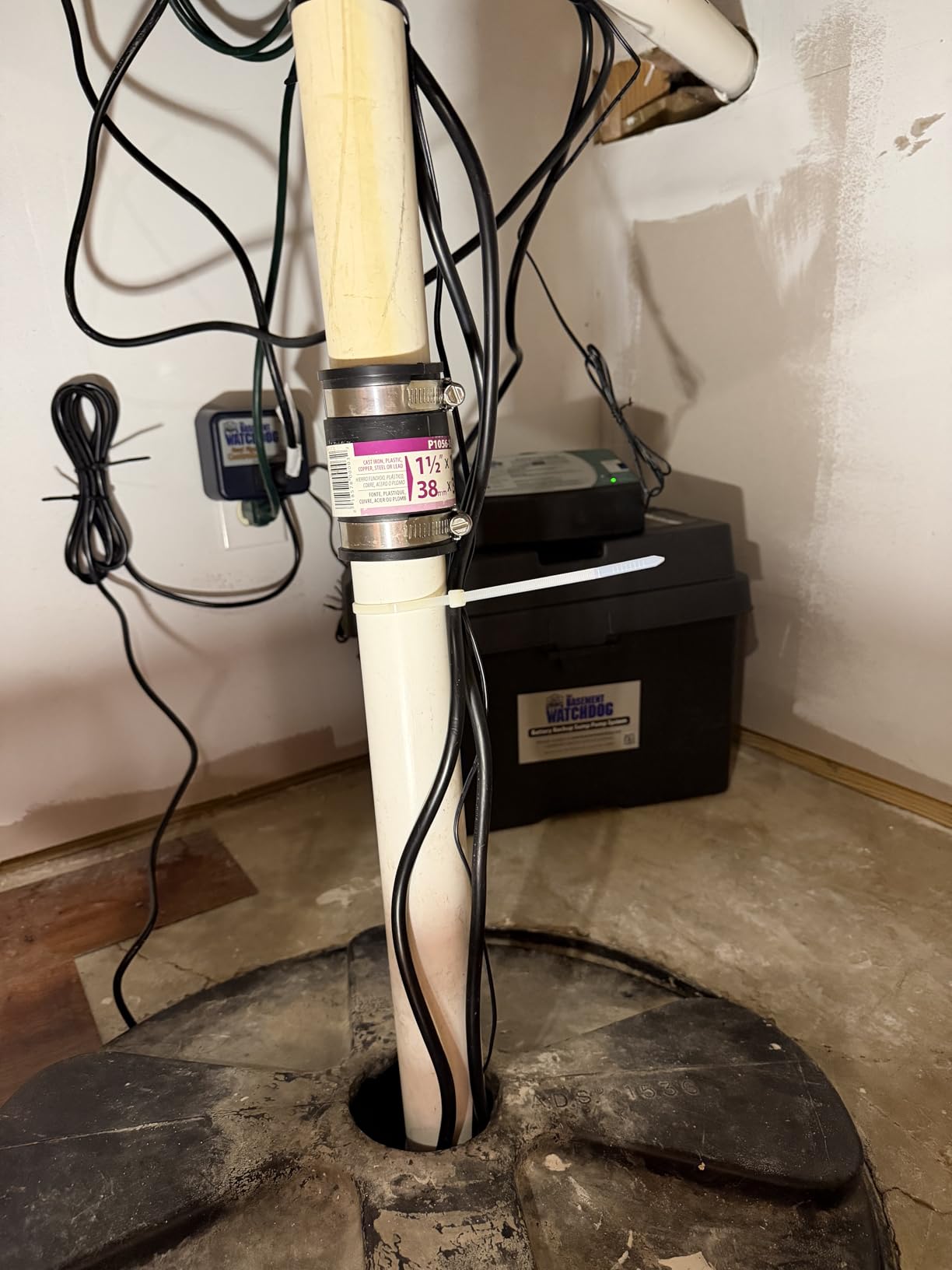 The Basement Watchdog Combo Preassembled Primary & Battery Backup Sump Pump System w/Monitoring Controller (CITS-50); Copper-Wound PSC Motor; WiFi-Capable w/Add-on Module customer photo 2