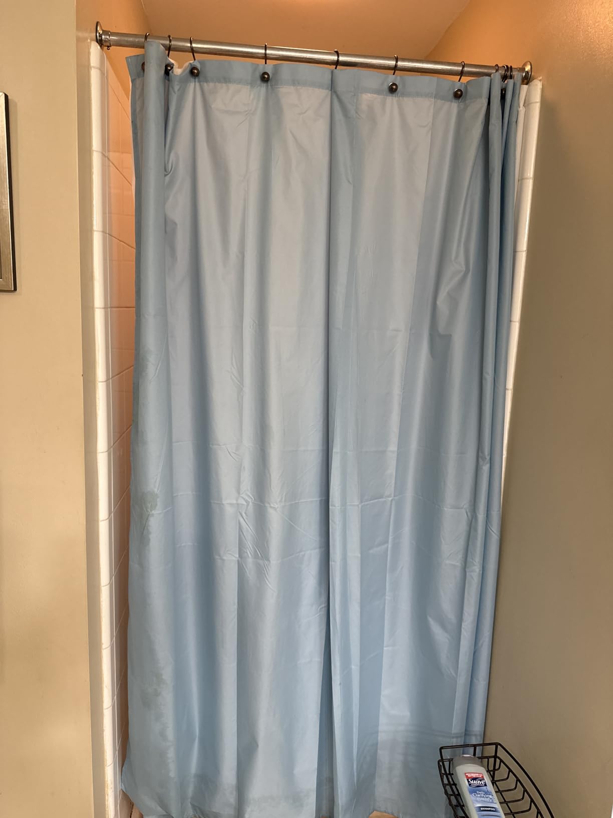 ALYVIA SPRING Waterproof Fabric Shower Curtain or Liner White, 72x72 customer photo 2