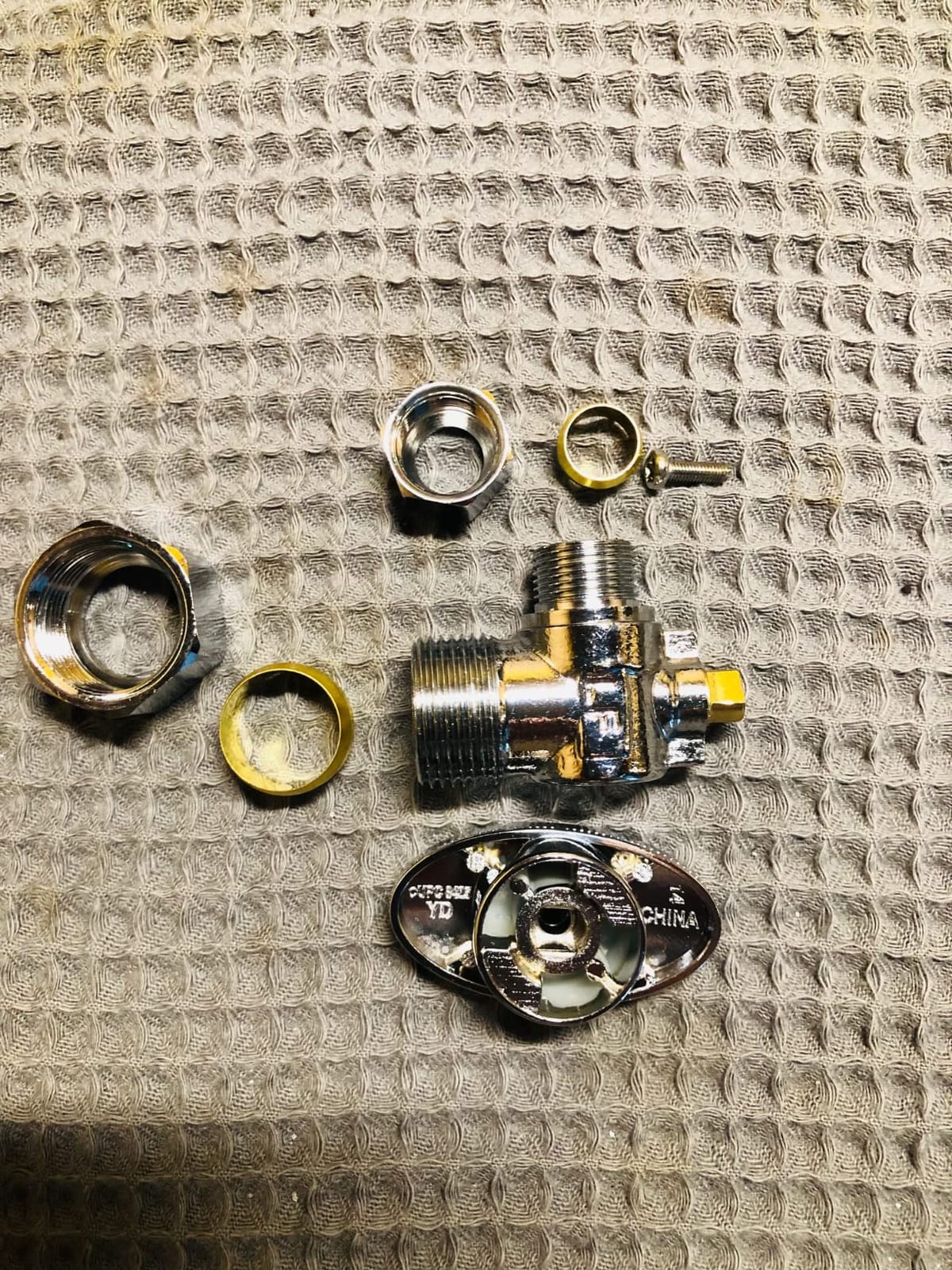 10Pcs EFIELD Angle Stop Valve 1/2