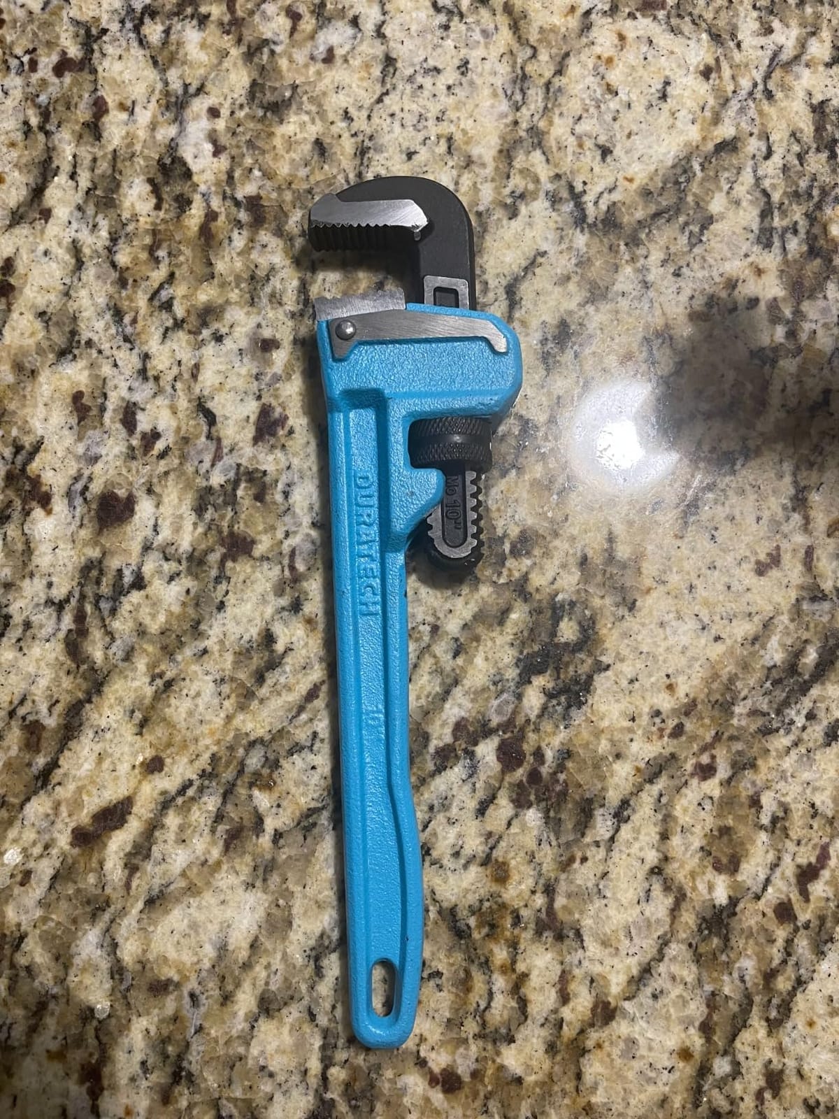 DURATECH 8-Inch Heavy Duty Pipe Wrench, Adjustable Plumbing Wrench customer photo 2