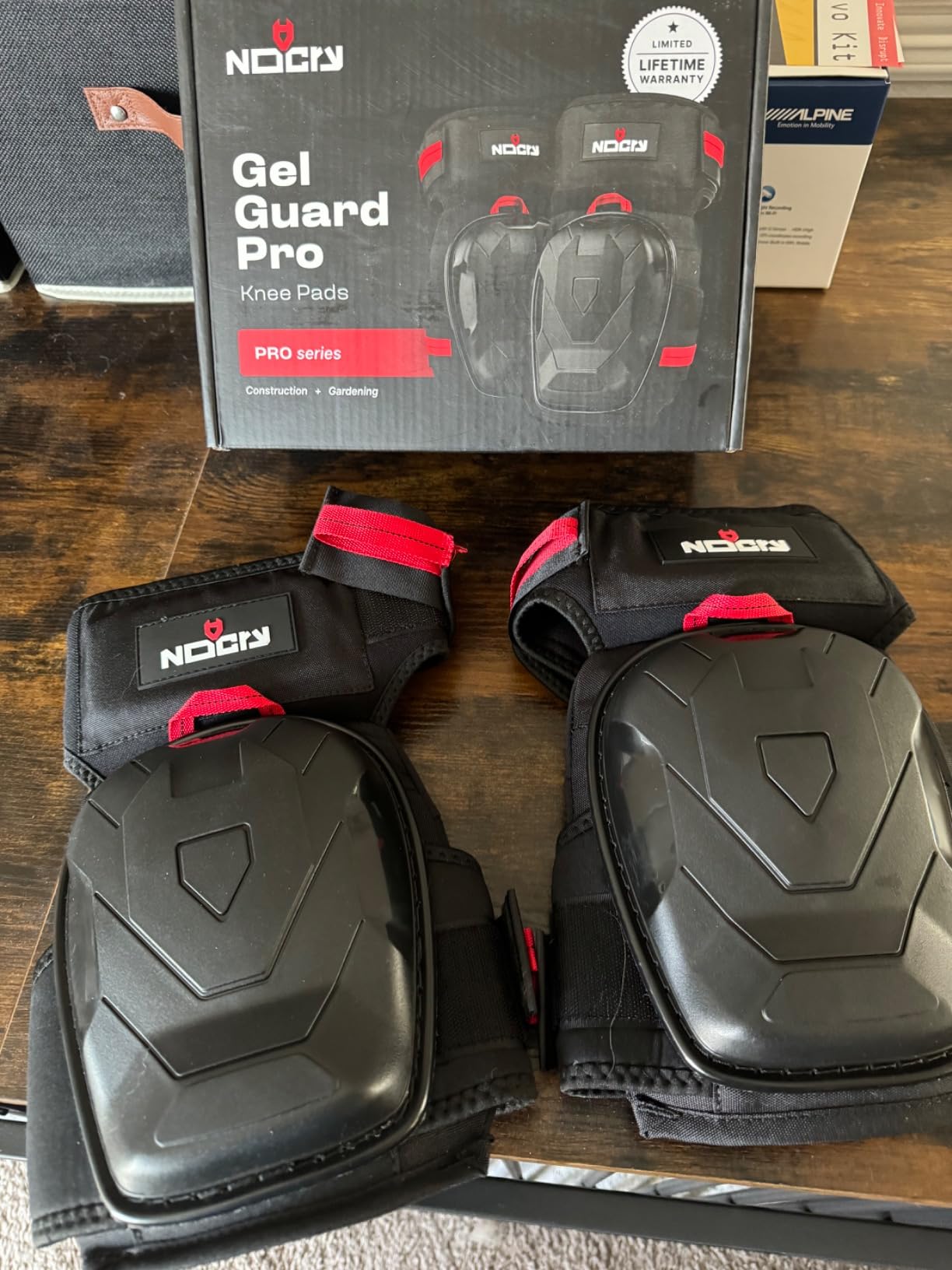 NoCry Professional Work Knee Pads for Men Construction with Ankle Support and Heavy Duty Anti-Slip Cap — Foam Cushion and Extra Thick Gel Padding — Reinforced Thigh & Shin Straps customer photo 1